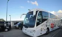 تصادف عجیب اتوبوس رئال‌مادرید در آلمان