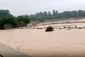 طغیان رودخانه شهرستان گراش استان فارس