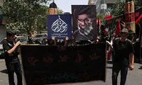 تصاویری از مراسم عاشورا در جوار مقتل رهبر شهید