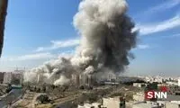 تصاویری از حمله آمریکا به شهرک شهید بروجردی