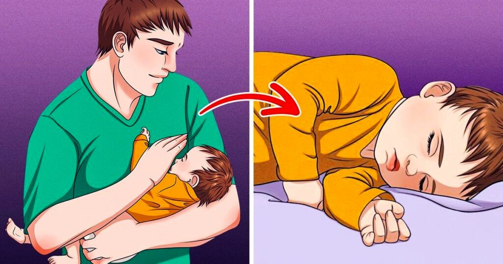 ۴ تکنیک آسان و کاربردی برای خواباندن نوزاد در چند ثانیه
