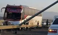  واژگونی اتوبوس راهیان نور در جاده اهواز