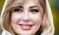 استایل شاد و زیبا نیوشا ضیغمی در یک رستوران
