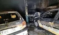 آتش‌سوزی در یک تعمیرگاه خودرو در تهران