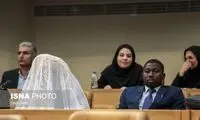 پوشیدن لباس عروس در یک نمایشگاه بین‌المللی در تهران!