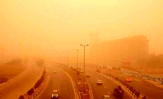 وضعیت قرمز آلودگی هوا در این استان اعلام شد