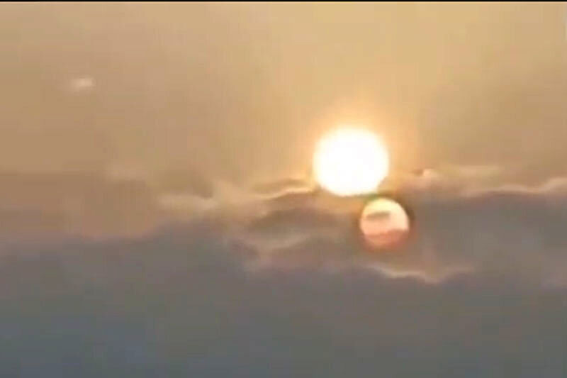 تصاویر باورنکردنی از ظهور عجیب دو خورشید