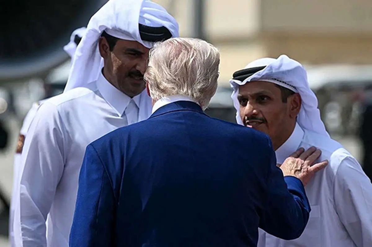 رفتار عجیب ترامپ با مقامات قطری