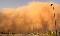 صحنه ترسناکی که امروز حین وقوع طوفان رُخ داد