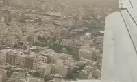 ناگهان آسمان تهران قهوه‌ای شد!