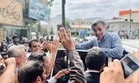 تصویر هوایی از حامیان احمدی‌نژاد در «فاطمی»