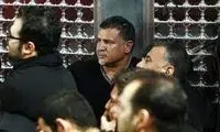 سینه‌زنی شهریار فوتبال ایران در مراسم سوگواری قدر