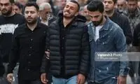 ابوالفضل جلالی با کمر خمیده در تمرین استقلال