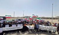 امروز تجمع حمایت از غنی‌سازی در فردو برگزار شد