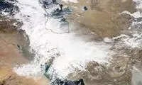 تصویر جالب ناسا از وضعیت آب و هوای ایران