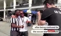 مصاحبه با پله در مراسم تدفین پله!