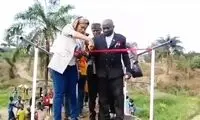 ببینید؛ ریزش پل هنگام افتتاح آن توسط مسئولان!