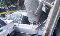 میکسر بِتُن، ۴ خودرو را در تبریز زیر گرفت