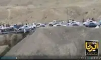 فوت ۹تن در تصادف وانت با پرشیا و پراید با لندکروز