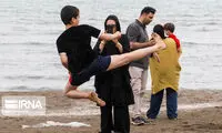 قابی متفاوت از تعطیلات عید فطر در ساحل انزلی