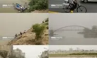 آسمانِ اهواز آبی نیست