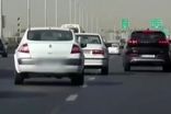ویراژ دیوانه‌وار خودروی مگان در تهران