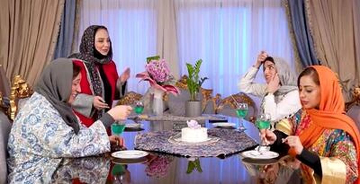   بی‌احترامی رها خدایاری به مهمانان در شام ایرانی! 