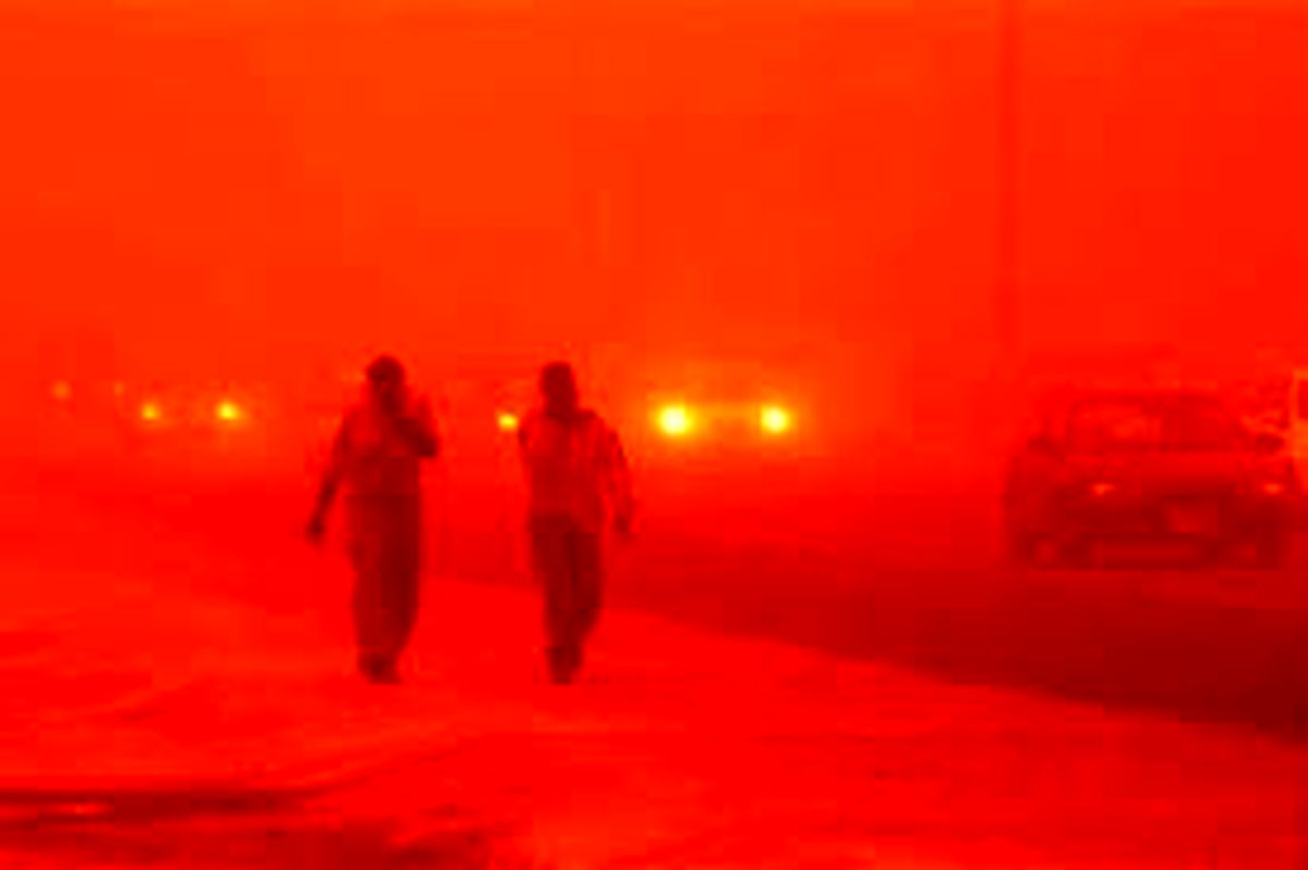 پدیده عجیبی که در آسمان عراق رویت شد