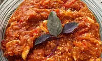 میرزا قاسمی اصیل با بادمجان کبابی و طعمی دودی