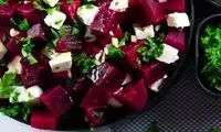 چگونه سالاد چغندر خوش‌رنگ و مقوی درست کنیم؟