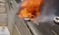 انفجار وحشتناک پژو ۴۰۵ در تهران