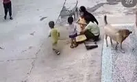 ویدیویی از نجات یک کودک که مجازی را منفجر کرد