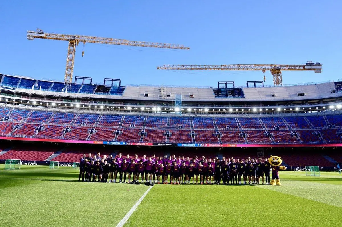 ورزشگاه تازه تاسیس نیوکمپ را سیل برد!