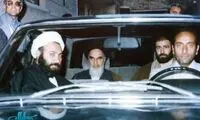 عکسی تاریخی از امام و شیخ حسن صانعی 