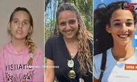 لحظه آزادی سه گروگان زن اسرائیلی بعد از آتش‌بس