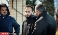 تصاویری از فرزندان سردار سلیمانی بر سر مزار پدر