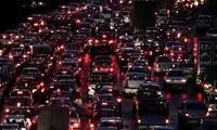 ترافیک فوق سنگین شبانه در مازندران