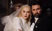 استوری عاشقانه نوعروس سینمای ایران برای همسرش