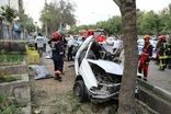 برخورد خودرو با درخت جان سه نفر را گرفت