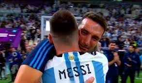 لحظه احساسی مواجهه سرمربی آرژانتین با مسی