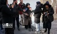 تصاویری از بازسازی صحنه جرم گردنبندقاپ محله پیروزی