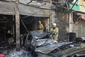 آتش سوزی مرگبار یک مکانیکی در تهران