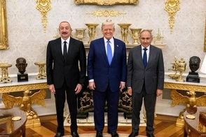 عکس خاص روسای جمهور ارمنستان و آذربایجان در کاخ سفید 