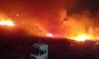 حمله پهپادی به ۳ کامیون ایران در مرز سوریه 