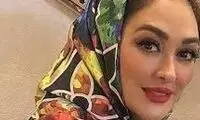عکس جذاب الهام حمیدی با تم پاییزی 