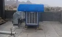 راهکار یک شهروند برای روشن کردن کولر آبی در قطعی برق!