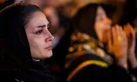 تصاویری از شام غریبان شهدای خدمت در تهران 