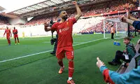 سلفی جالب و تاریخی محمد صلاح با هواداران لیورپول 