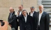 عکسی از همراهان احمدی‌نژاد در ستاد انتخابات 
