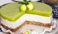 طرز تهیه چیزکیک گوجه سبز با طعمی کاملا متفاوت